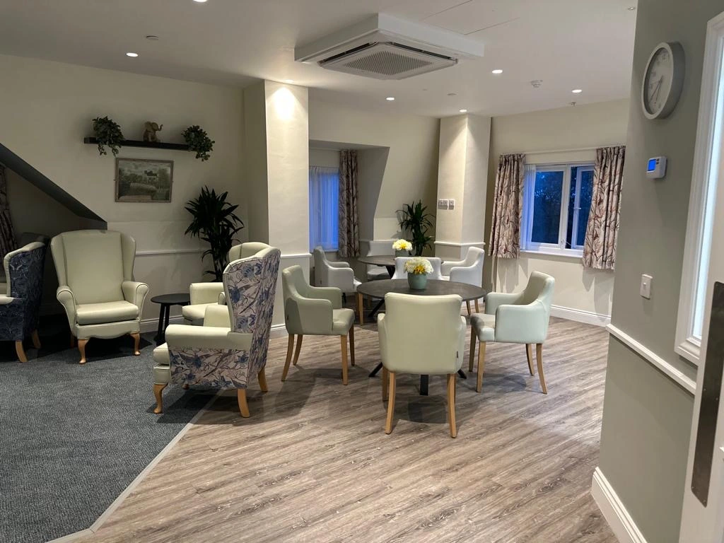 Comfortable residential lounge area