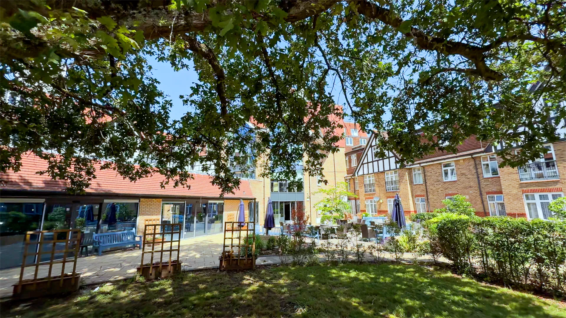 The beautiful, accessible gardens at Forest Place